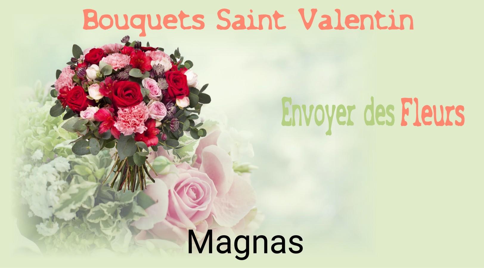 Roses de Saint-Valentin livrées à Magnas